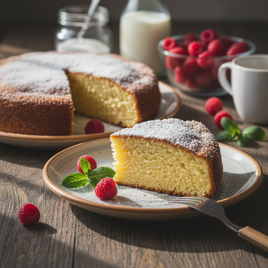 Purus manų pyragas su kefyru: paprastas ir vykęs receptas