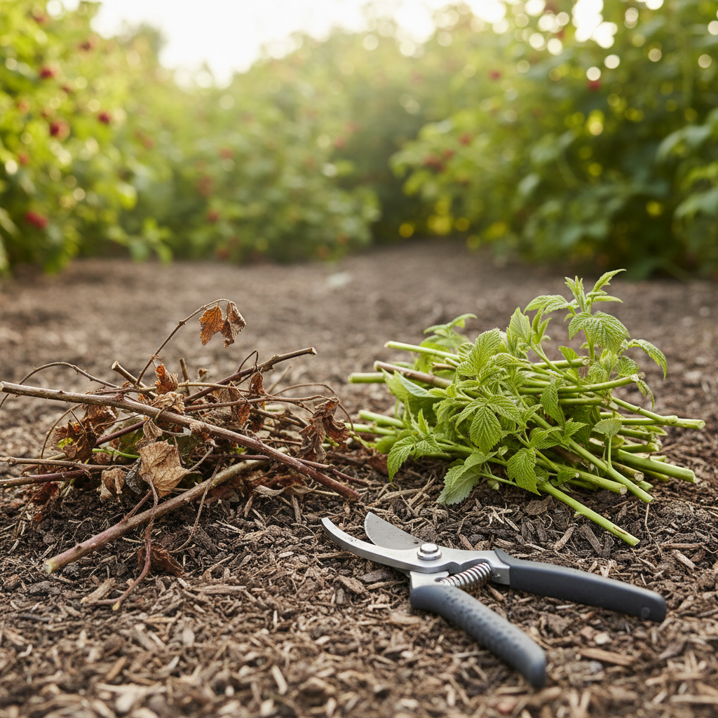 Remontantinių aviečių genėjimas: taisyklės gausiam derliui