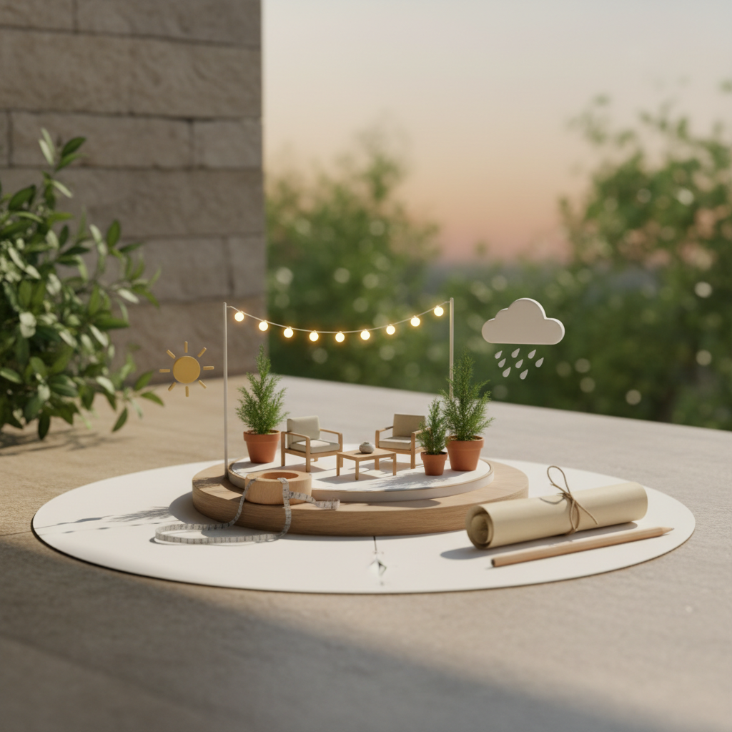 Stilinga lauko terasa: idėjos ir patarimai įrengimui